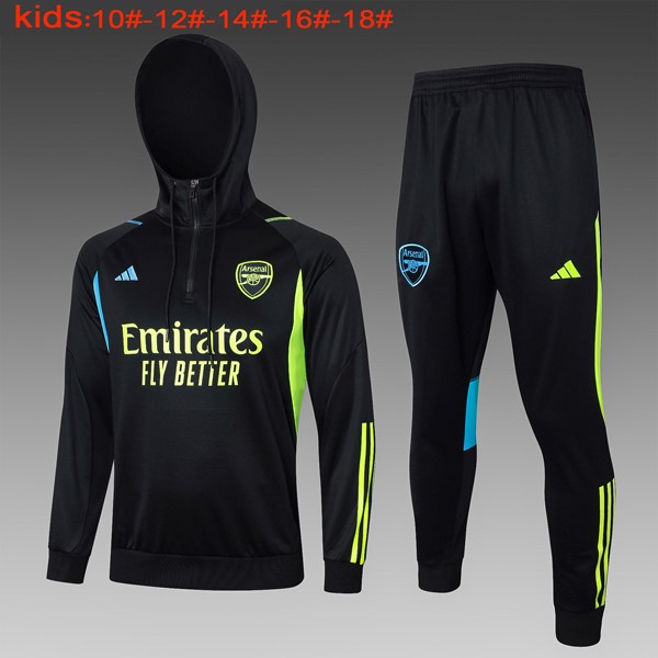 Ninos Sudadera Con Capucha Arsenal 2024 Negro 2